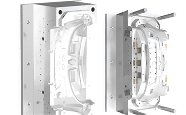 What is the cause of whitening of injection molded products?